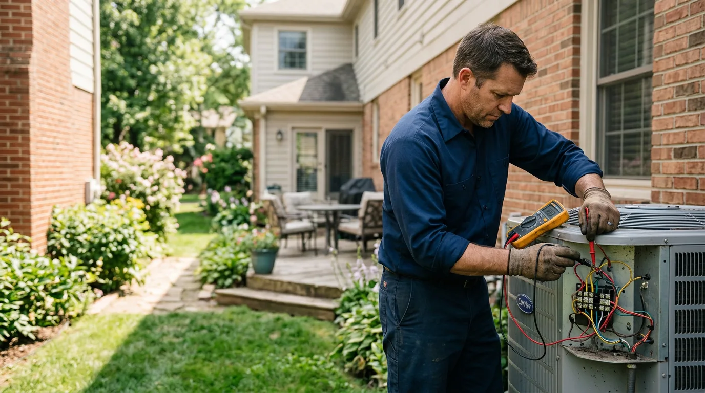 HVAC technician working near Greenwich, CT